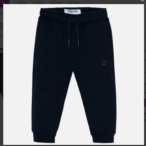 baby navy trousers